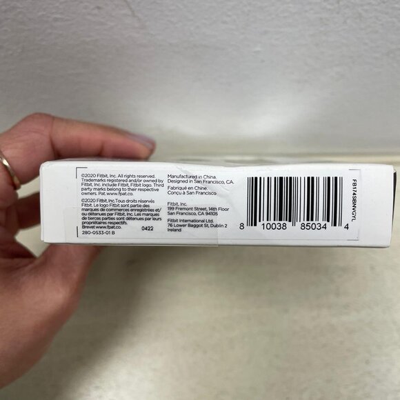 💥3/$30💥NIB Fitbit Sport Band for Versa 3/Sense, Color Sapphire/Fog Grey-Large - Picture 8 of 11